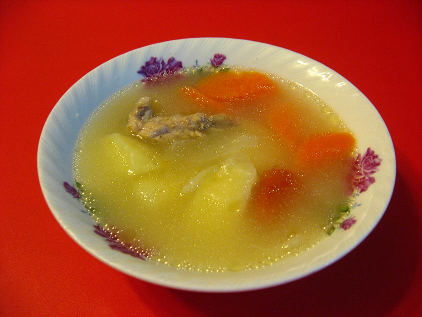 Potato carrot soup